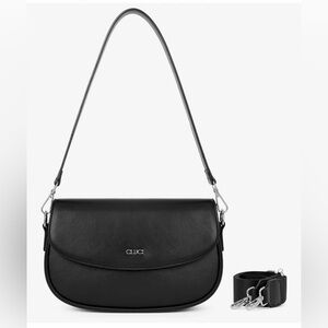 NWT CLUCI Women’s Small Shoulder Bag Clutch Designer tote Black
